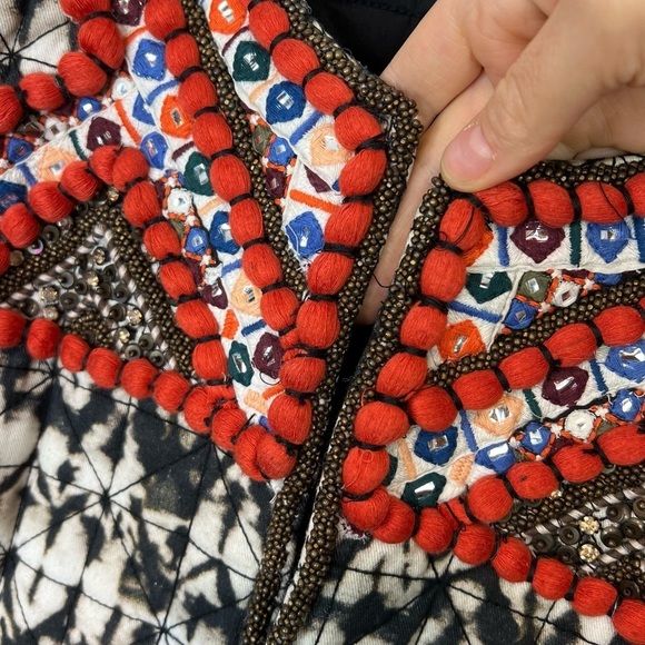 Isabel Marant x H&M embroidered beaded jacket 4 - Picture 8 of 11